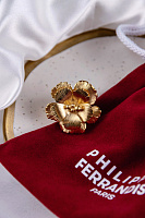 Кольцо (золото 24к, 3.6х3.6 см) Франция Philippe Ferrandis MAGNOLIA