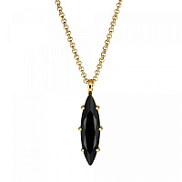 Колье TAKESHI (кристалл черный, г/п: золото, 80 см) Дания DYRBERG/KERN 470040